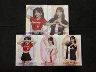 2025年 台灣 味全龍 小龍女  李多慧 Dragon Beauties 啦啦隊 Official Trading Cards 卡 5張