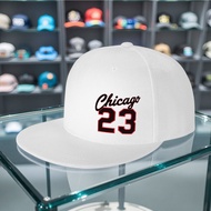 Spot Chicago No. 23 Printed Baseball Eaves Cap Adjustable Size Golf Eaves Cap Outdoor Sports Printed