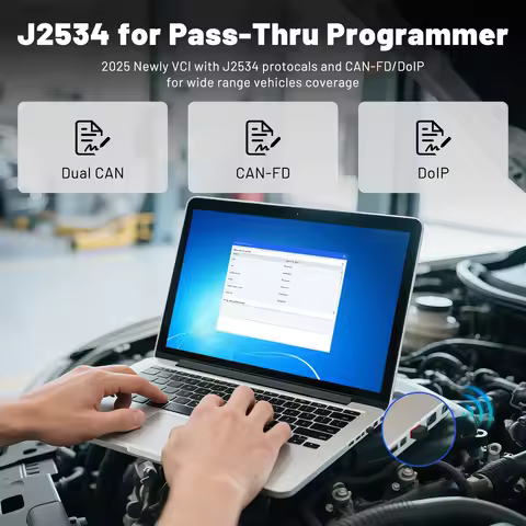 XTOOL XTS500 J2534 ECU Programming Tool, Program ECUs Module with J2534 Pass-Thru, J2534 Programmer,
