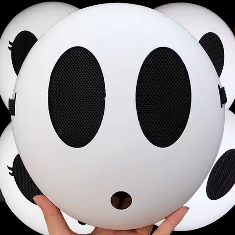 4/1pcs Game Bros Shy Guy Mask Halloween Party Cosplay Costume Unisex Kids Boys Girls Adult Full Face