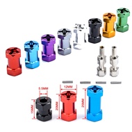 【Best-Selling】 4pcs Aluminum 12mm Hex Wheel Hub Drive Adaptor 15/20/25mm Extension Combiner Coupler