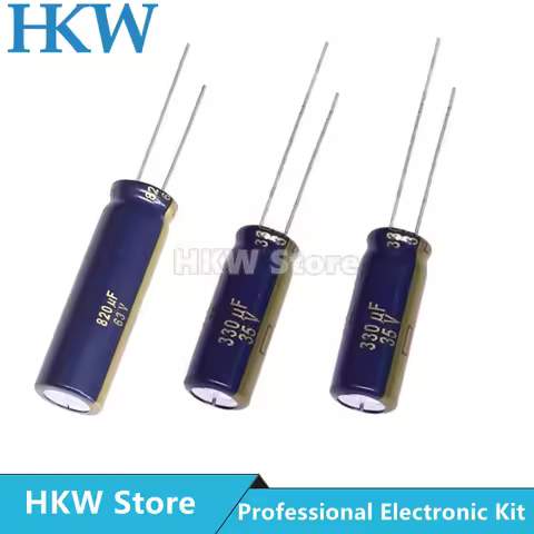 10pcs FC Series Electrolytic Capacitor 10V 25V 35V 50V 63V 10UF 22UF 100UF 220UF 470UF 680UF 1000UF 