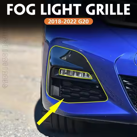for 2018-2022 G20 BMW 330e 330eX 330i 330iX Front Bumper Fog Light Grille 51118069371 51118069372 11