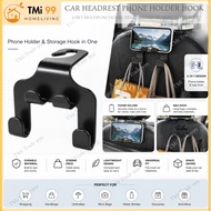 TMi Holder Car Hook Holder PP Hook PP Holder Car Headrest Seat Back Hook Storage Hanging Car Hook Ho