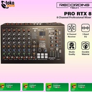 ST Recording Tech Pro RTX8 - 8 Channel Professional Audio Mixer