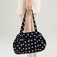 ST Modern Dot Bag Lightweight Nylon Shoulder Bag Large Capacity For Shopping Traveling