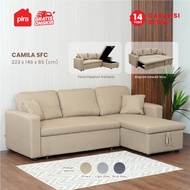 PIRA BAVARIAN CAMILA SFC Sofa Multifungsi Sofa Bed BROWN