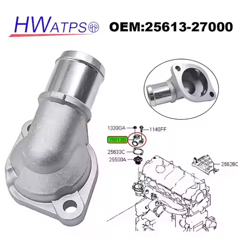 For Hyundai Elantra Lantra Santa Fe Trajet Tucson Kia Carens II Cerato Sportage III Thermostat Housi