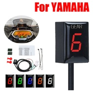Motorcycle LED Gear Display Indicator ECU Plug Mount Motorcycle Gear Indicator Display Meter For Yam