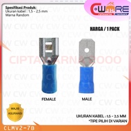 Sekun Cable Flat Female Male Insulated Isolator V2-7B - CW2K