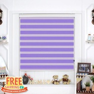 ZEBRA BLINDS ROLLER BLINDS WINDOW BLINDS Curtains Langsir Bidai Untuk Tingkap Bilik Dapur Pejabat Bi