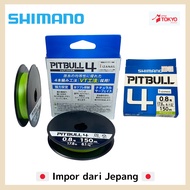 Senar Pancing Shimano Pitbull PE 4 Original Made in Japan