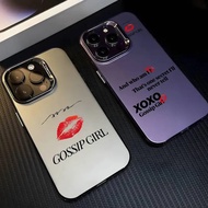 TV Gossip Girls Phone Case For iPhone 16 15 14 13 12 11 Plus Pro Max multicolor Aurora laser Shockpr