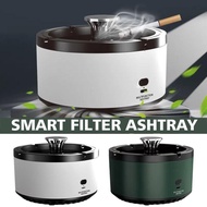 SPOUT Detachable Purifier Ashtray High Density Filter Screen USB Charging Smart Ashtray Multipurpose Intelligent Smokeless Ashtray Home