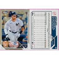Aaron Judge Metal Card 2023 TOPPS CHROME 62 Major League Yankees Baseball