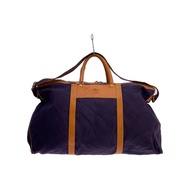 IL BISONTE Boston bag canvas purple Direct from Japan Secondhand