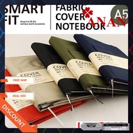 LIHIT LAB SMART COVER NOTEBOOK A5 N1647 MULTI-FUNCTIONAL CLOTH NOTEBOOK