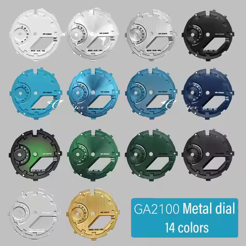 ga2100 ga2110 metal Surface Dial Modified dial sun pattern Matte Lacquer For Casio G-SHOCK GA-2100 G