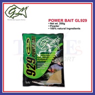 GL 100% Natural Ingredients Fish Food Power Bait GL 929 Powder/Pallet Fish Bait Umpan Dedak Pancing 