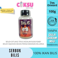 IZZLY BABY FOOD Serbuk Ikan Bilis Baby 100g Anchovies Powder Makanan Bayi Perasa Semulajadi