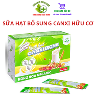 Sữa hạt Canxi bone Hồng Hoa Organic - Bổ Sung Dinh Dưỡng Canxi Hữu Cơ Ngừa Loãng Xương Hộp 900G