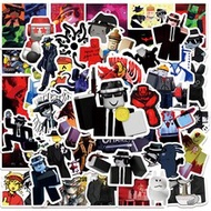 50pcs FORSAKEN Stickers, 1x1x1x1, Noob, Jason, Chance, Plush, Anime Game Stickers, Scrapbooking DIY 
