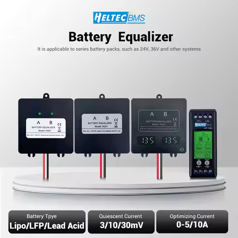 12V Lead Acid Battery Cell Balancer for 24V 36V 48V System Equalizer Solar Charge Controller for Gel