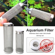12/16mm Stainless Steel Fish Tank Filter Water Inlet Tank Fish Bucket Inlet Aquarium Protective R9l5