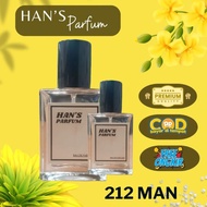 Parfum Pria 212 Men Elegan Parfume Mewah - Hans Parfume