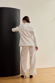 kade.bkk | กางเกง Stripe Wide Leg Trouser กางเกงขายาว ลายทาง ทรง Baggy (KAD63)