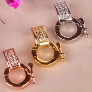 Thai Buddha Brand Rope Strap Buckle Pendant Thailand Amulet Rope Accessories Universal Buckle Pendant Buckle Necklace Connection Buckle Zircon Pendant Buckle Head Amulet Strap Chain Buckle 3.19