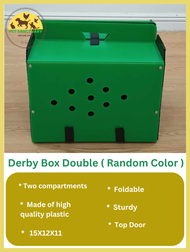 Double Derby Plastic Box / chicken box/cock cage/ kulungan ng manok