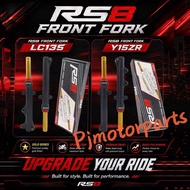 Y15 Y15ZR LC135 4S V1-V7 - 1.5 INCH FRONT FORK SET DEPAN TURUN 1.5 INCI FORK TUBE GOLD RS8 - LC4S LC
