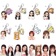 Kpop Idol Hearts2Hearts JIWOO A-NA H2H Acrylic Bag Keychain Pendant