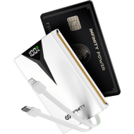 Infinity BT12 12000mAh 20W PD 行動電源-白色 | 自帶Type-C/iPhone線 | 3小時特快充電 | 香港行貨 | 一年保養