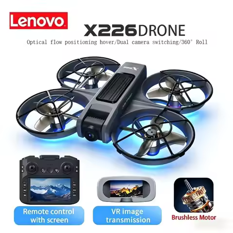 Lenovo X226/X226VR 8K Drone With Screen RC Dron Quadcopter Toys, Lenovo X226/X226VR,Professional Rem