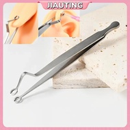 JIAUTING Surgical Steel Professional Belly Ear Tongue Septum Lip Piercing Forceps Tweezer Clamp Self