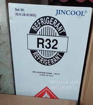 FREON AC R32 JINCOOL TABUNG 9.5 KG. FREON R32