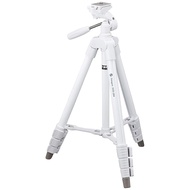 Fotopro Tripod 120cm 4-Stage Adjustable Small 3-Way Head with Storage Bag for Video Camera, Camera, Digital Camera, DSLR, Aluminum DIGI-204 WH White [Tripods][Japan Product][日本产品]