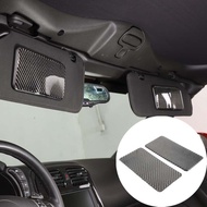 Soft Carbon Fiber Car Roof Sunvisor Panel Warning Label Trim Stickers Accessories Kit For Chevrolet 