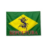 BRAZIL SEPULTURA FLAG satin