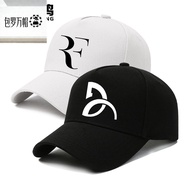 Summer Tennis Federer Classic Logo Pattern Print Men Hat Breathable Mesh Cap Outdoor Sports Sunscree