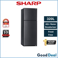 Sharp SJ327MDS 320L 2 Doors Refrigerator Peti Sejuk Fridge