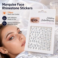 3D Paste Diamonds Eyebrow Diamonds Makeup Rhinestone Tear Decoration Diamonds Face Color U7J0