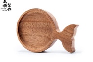 Islandoffer島嶼製作 相思木日式木魚形醬料木碟(一件)