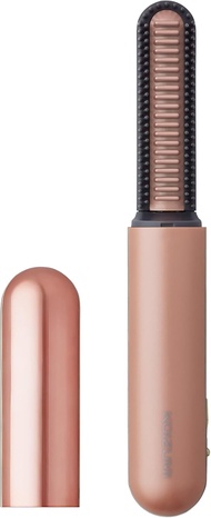 หวีไฟฟ้าพกพาไร้สาย NEW* Koizumi Pink Gold KHR-6430 Hair Iron