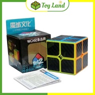 Rubik 2x2 Carbon MoYu MeiLong Rubik's Cube 2x2x2 Carbon Assembling Puzzle Toy