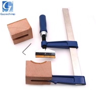 [Gazechimp] Fret Press Tool Kit Fret Insert Luthier Press Tool & 2 Wooden Soundhole Cauls