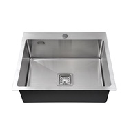 TEKA ซิงค์ฝัง 1 หลุม รุ่น TQ 60  สเตนเลส ฟรี ก๊อกน้ำเย็น