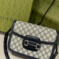 ｛近新🔥大全配💫｝Gucci 1955 Horsebit baga馬銜扣肩背包